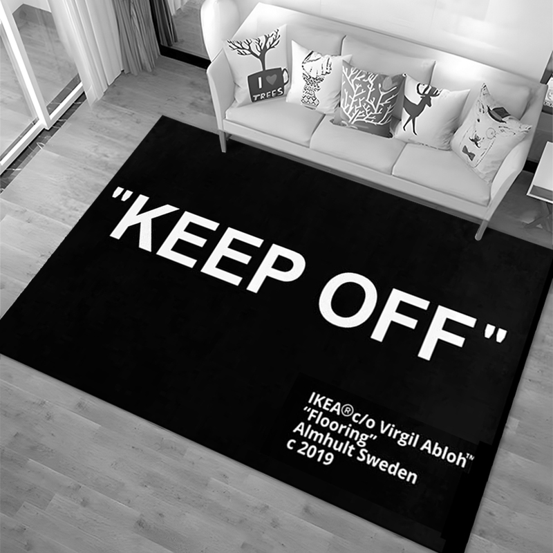Commercial Printing Format - Keep Off Area Rugs 3D-gedruckter großer