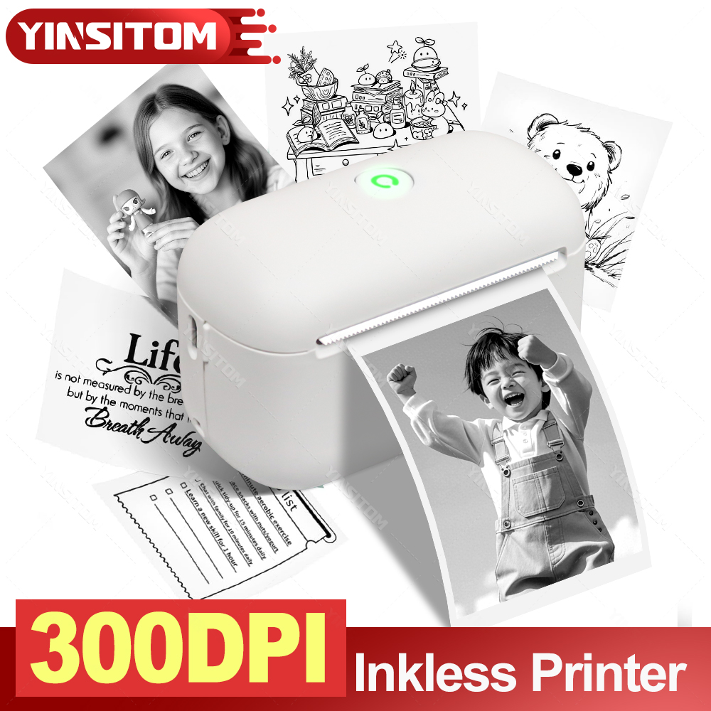 Commercial Photo Printer - F2 HD 300 dpi Mini-Thermo-Etikettendrucker, 15