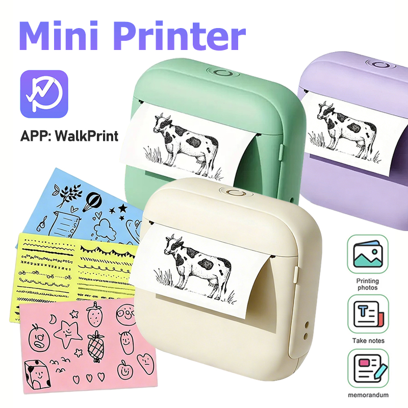 Commercial Photo Printer - X6 Mini Tragbarer Drucker Ohne Tinte