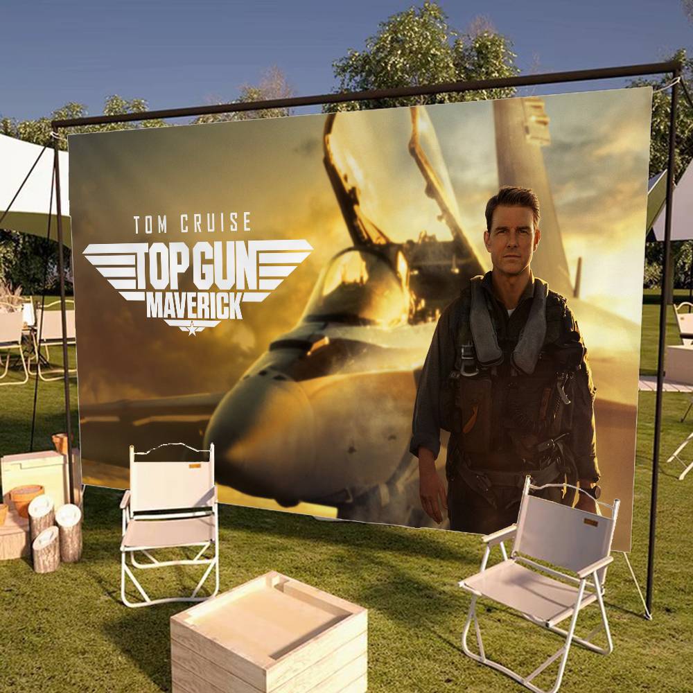Commercial Banner Printing - Moderne Film-Werbeflagge 'Top Gun Maverick' mit
