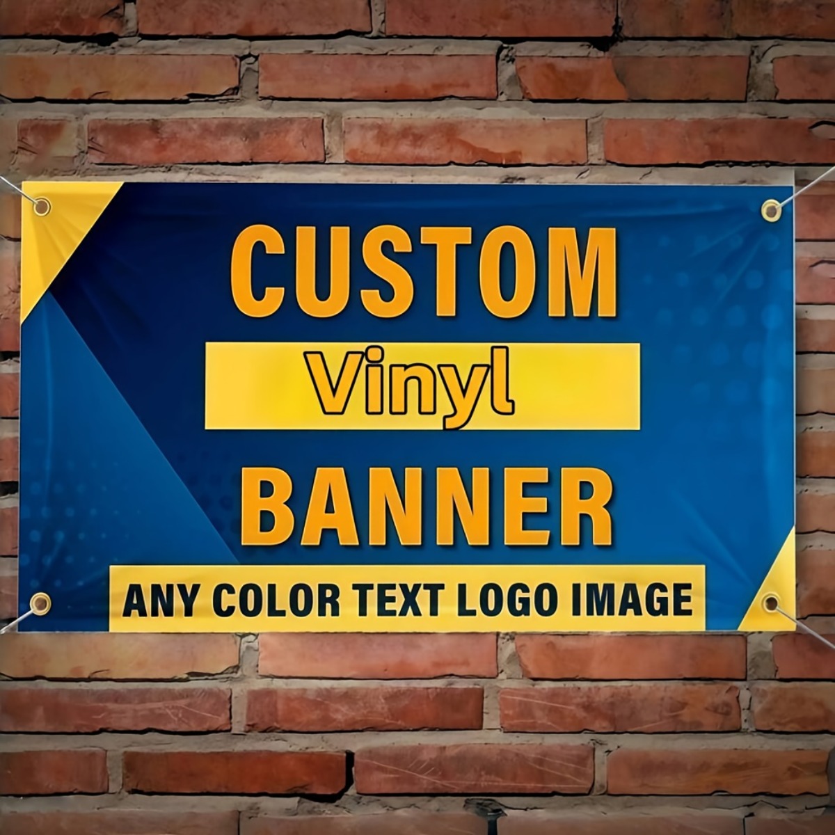 Commercial Banner Printing - Individuelles Vinyl-Banner mit personalisiertem Text und