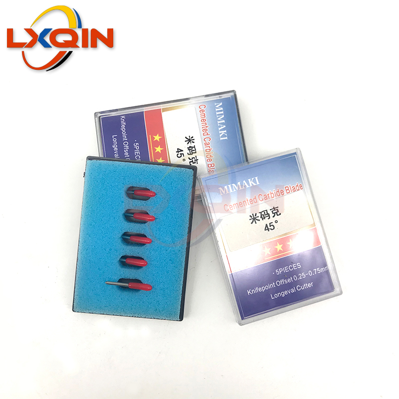 Cutting Plotter Blade - LXQIN 5 Stück 45-Grad-Winkelschneider für Mimaki