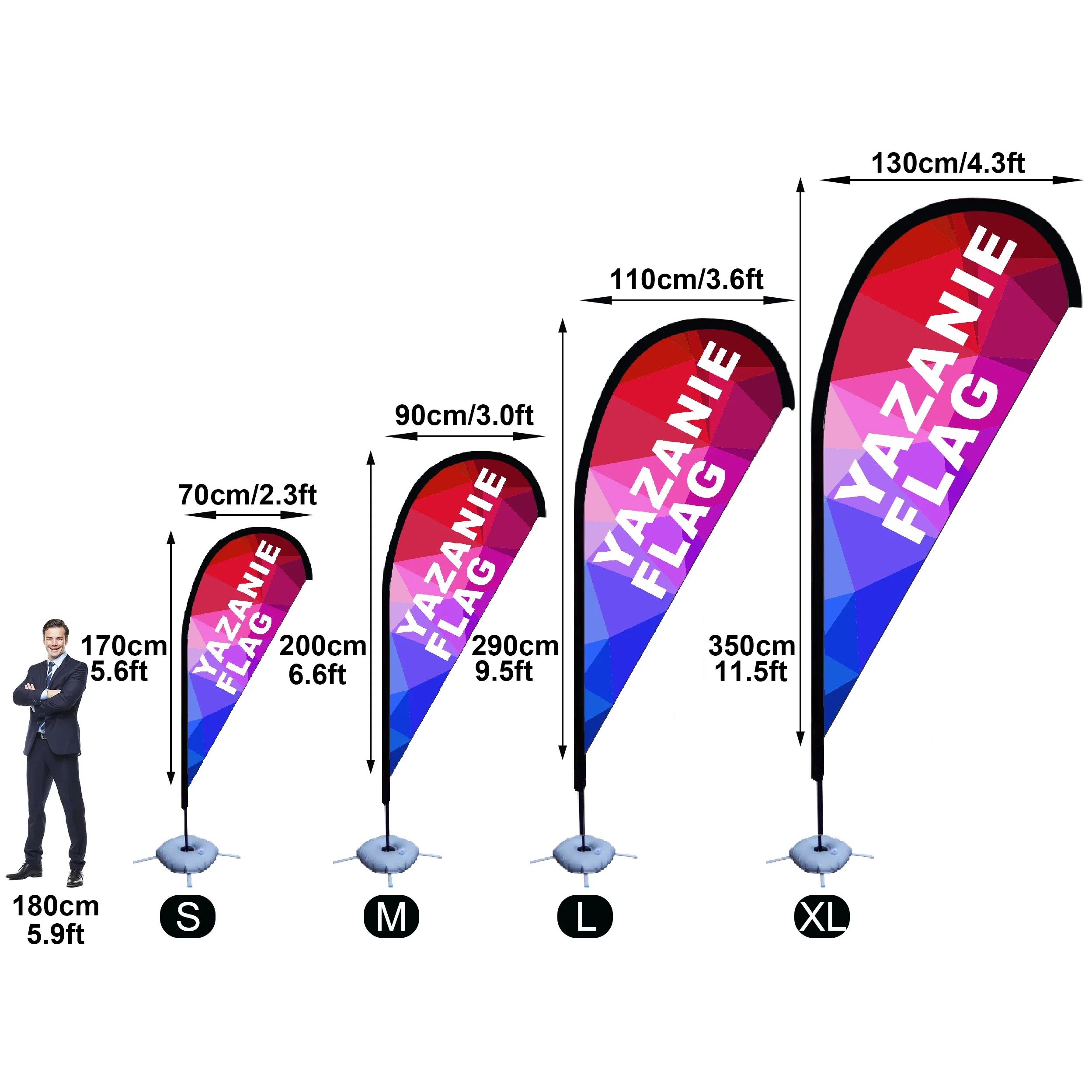 Maßgefertigte Werbe-Teardrop-F – Commercial Banner Printing Bewertung und Preis