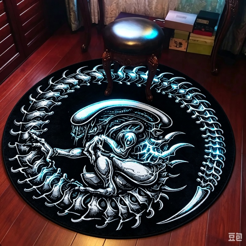 Alien-Monster-Gothic-Rundteppi – Wholesale Commercial Printing Bewertung und Preis