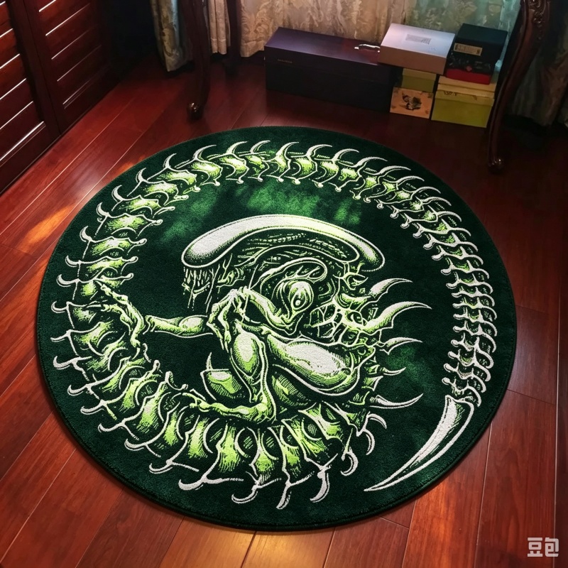 Alien-Monster-Gothic-Rundteppi – Wholesale Commercial Printing Bewertung und Preis