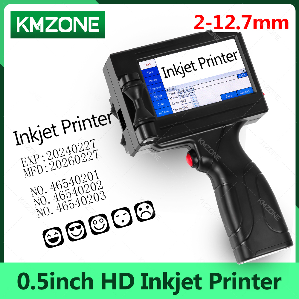 12,7 mm tragbarer Tintenstrahl – Commercial Printing Images Bewertung und Preis