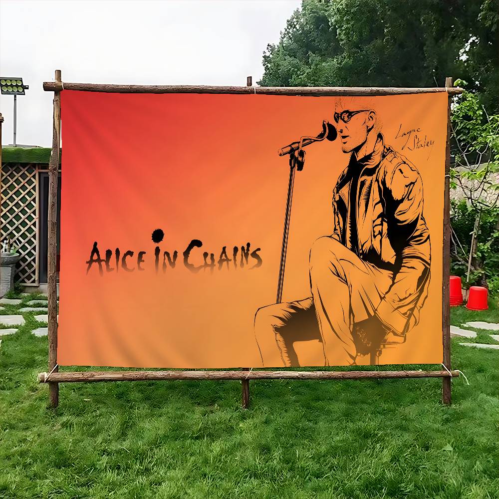 Retro-Musik Alice In Chains Ad – Commercial Banner Printing Bewertung und Preis