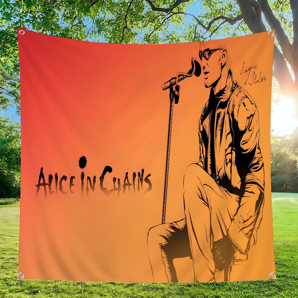 Retro-Musik Alice In Chains Ad – Commercial Banner Printing Bewertung und Preis