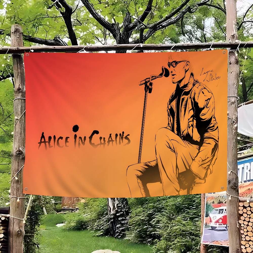 Retro-Musik Alice In Chains Ad – Commercial Banner Printing Bewertung und Preis