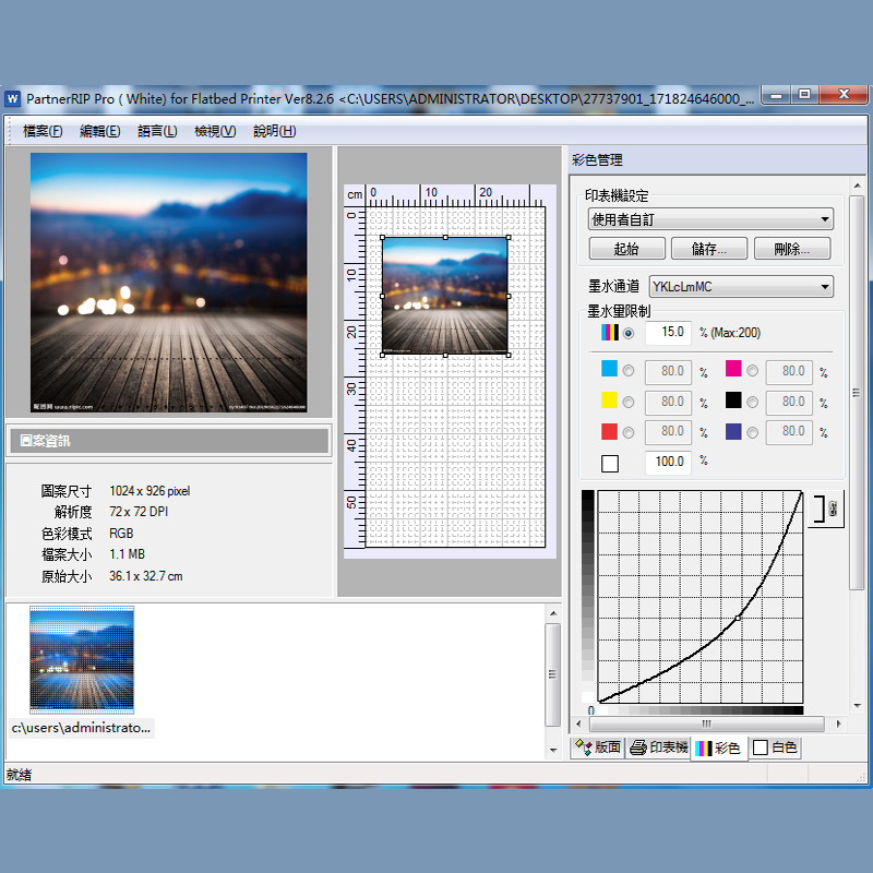 UV-Drucker-Flachbett-Tintenstr – Color Rip Software Dongle Bewertung und Preis