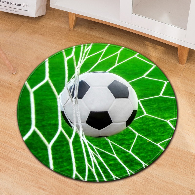 Fußball-Thema, runder Teppich, – Wholesale Commercial Printing Bewertung und Preis