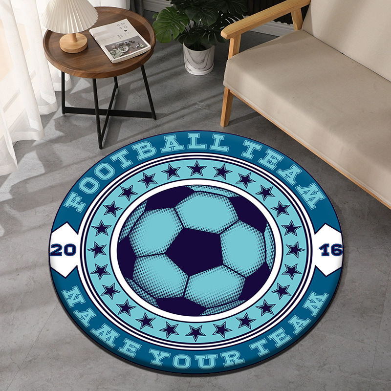 Fußball-Thema, runder Teppich, – Wholesale Commercial Printing Bewertung und Preis