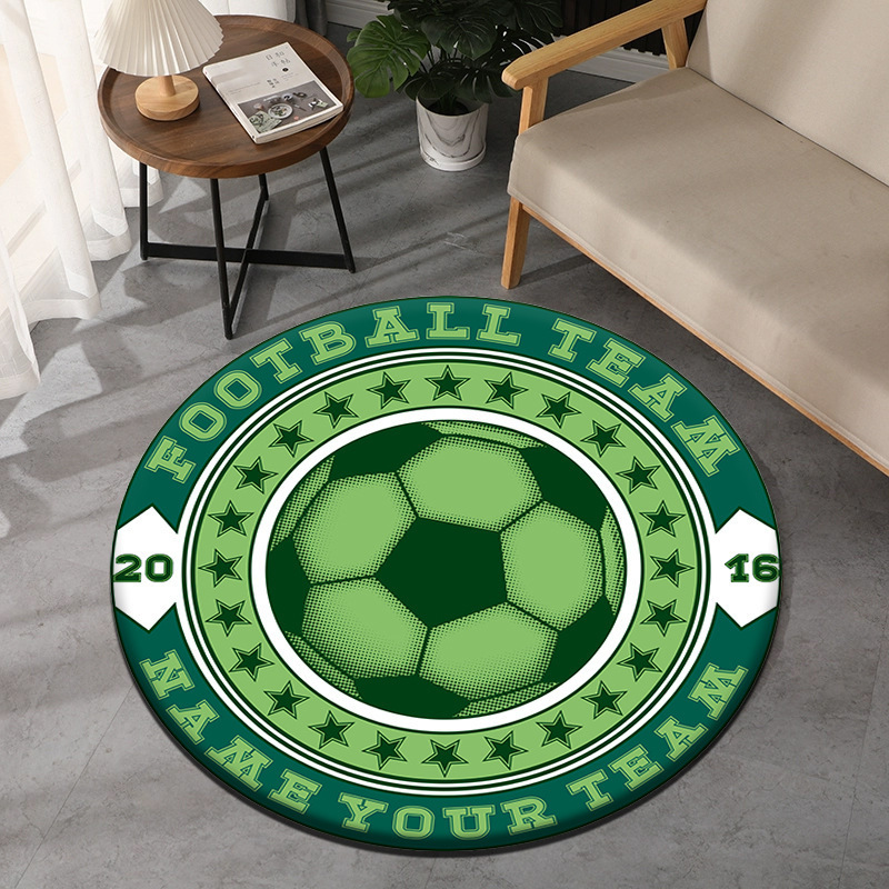 Fußball-Thema, runder Teppich, – Wholesale Commercial Printing Bewertung und Preis